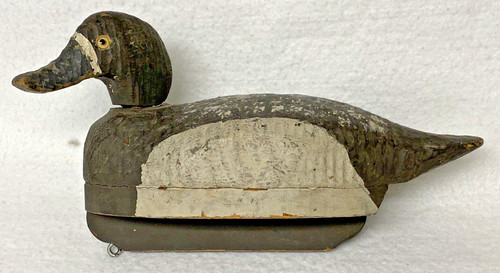 Vintage wooden duck decoy hand - wooden, decoy,hand