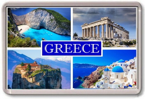Fridge magnet greece large - greece,