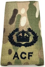 British Military Issue MTP Camouflage Warrant Officer KMSI ACF Rank Slide