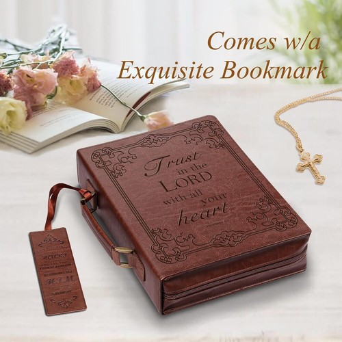 Leather classic bible cover - leather,