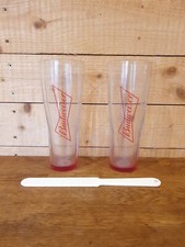Budweiser Pint Glasses Glass &