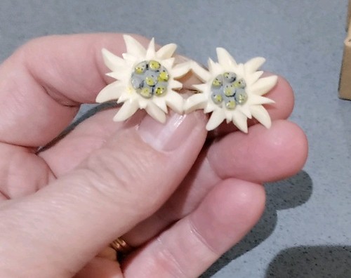 Vintage carved celluloid - vintage,