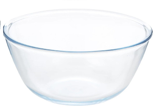 Classic glass mixing bowl - glass,