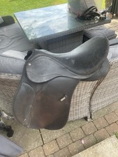 Wintec 2000 Adjustable 17.5” Saddle Black Green Gullet Fitted