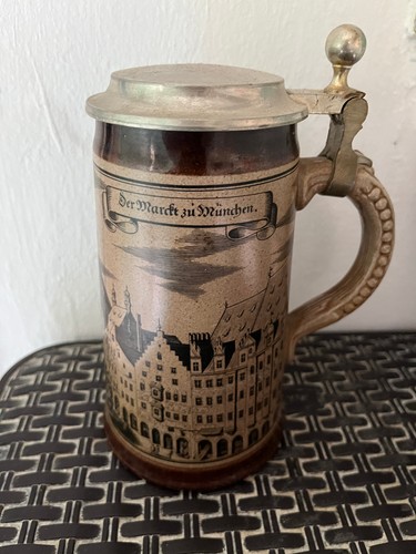 Vintage german beer stein - beer,