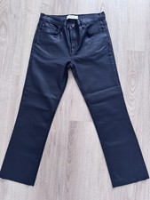 Zara Black Coated Jeans Euro