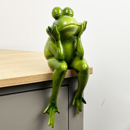 Frog ornament home garden - home,