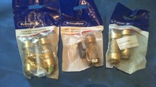 TECTITE ISOLATION VALVES 15MM W/M TAP BRASS PUSH FIT PRIMAFLOW PLUMBER PLUMBING