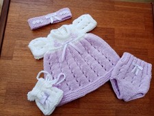 Hand Knitted Dolls Clothes To