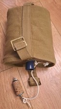 1943 WW2 British Army 37 Pattern Webbing Water Bottle Harness Carrier & Canteen