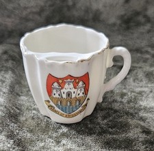 Vintage Gemma crested China Moustache Cup, Bridgwater. 