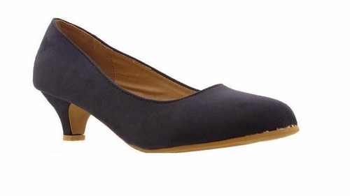 Ladies womens low kitten - kitten, heel