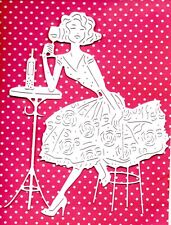 6 NEW TATTERED LACE LADY WITH