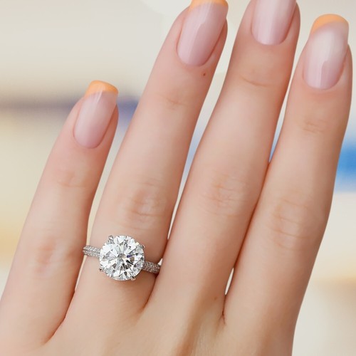 Diamond ring for wedding lab - ring,