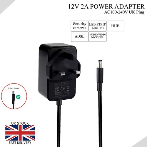 12v uk power - 2a,