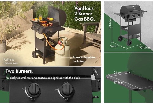 Vanhaus burner gas bbq - 2,