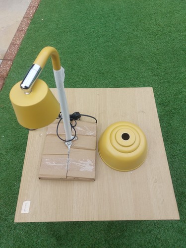 Retro yellow desk - retro,