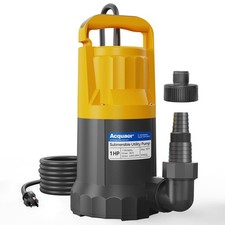 1HP Sump Pump, 4345GPH Water