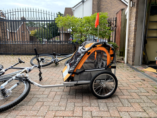 Halfords double child - double, bike