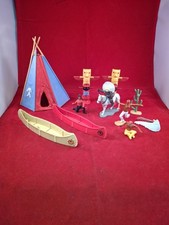 timpo indians canoes teepees