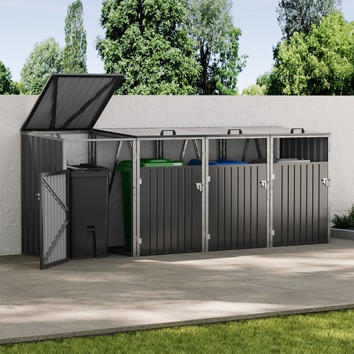 Garden wheelie bin storage - wheelie,
