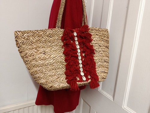 Rustic woven straw - woven,