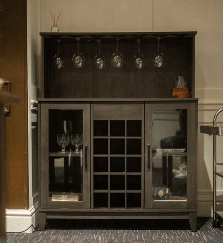 Bar cabinet for glasses - glasses, and