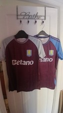 2x Aston Villa Shirts size