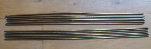 Antique brass stair carpet - antique,