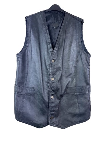 Real lamb leather waistcoat - lamb,