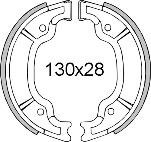 Rear brake shoes rms for - rms,