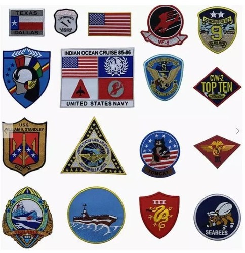 Top gun replicas patches - top, 17