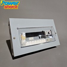 Wylex NNEM 916 - 9 Way Consumer Unit - Metal Clad + 80A 100mA RCCB - WSEM 80/2