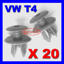 20 X VOLKSWAGEN VW T4 T5 TRANSPORTER INTERIOR TRIM LINING PANEL CLIPS - D GREY