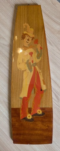 Vintage marquetry inlay wood - inlay,