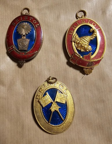 Antique bristol masonic collar - antique,