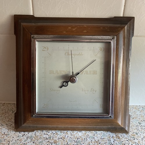 Barometer smiths antique oak - smiths,