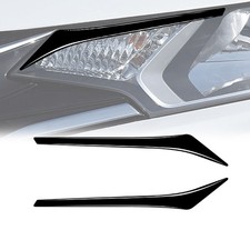 Piano Black Headlight Eyebrow