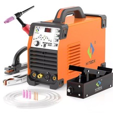 HITBOX 200A TIG AC DC Aluminium TIG Welding Machine  With Foot Paddle