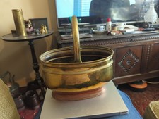 Antique Brass And Copper Planter/Bucket