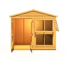 8x4 Sunhut Potting Shed with double doors - Outdoor Wooden Garden Shed