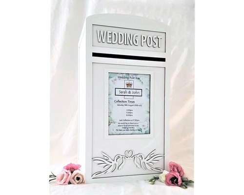 Lockable wedding card post box - card,