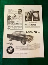 BMW 700 COUPE 1/2 PAGE  ADVERT