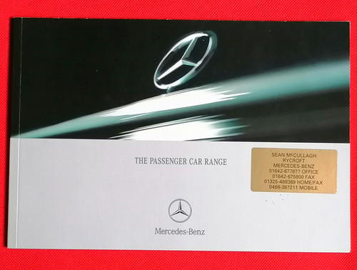 2000 mercedes benz range - range, sales