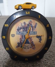 Vintage Wesco Talking Bumble-bee Transformers Alarm Clock (Pre-owned)