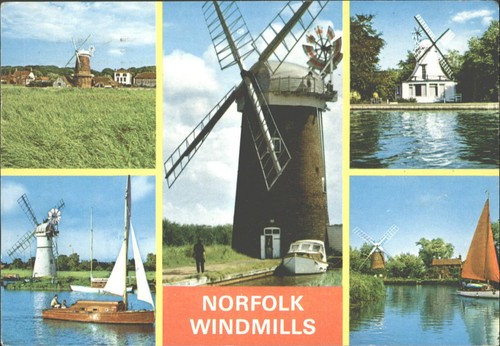 Vintage 1963 norfolk windmills - vintage,