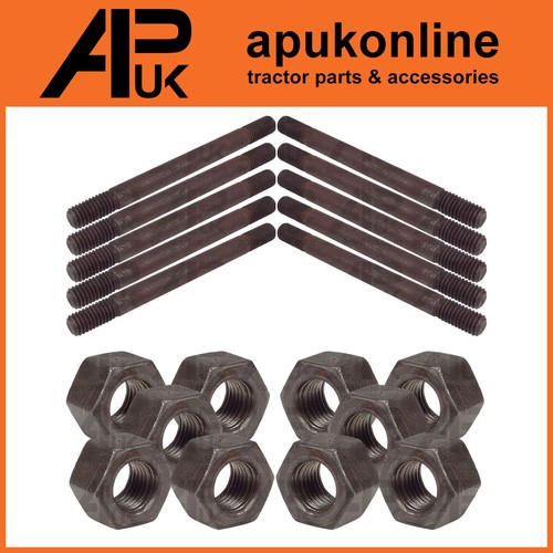 10x cylinder head stud nut - 10x,