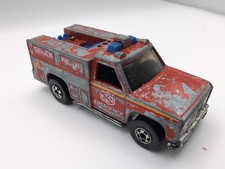 Hot Wheels - Emergency Squad Rescue Ranger Vintage Fire Truck 1974 - 1:64 - USED