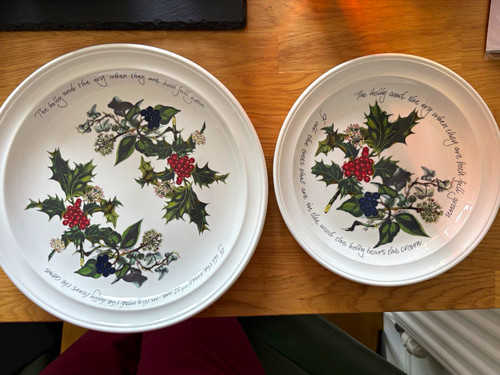 Portmeirion ceramic plates - ceramic,