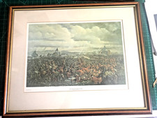 HAND SIGNED 'The Battle of Culloden'  (1746) by Graeme W Baxter - Framed print.